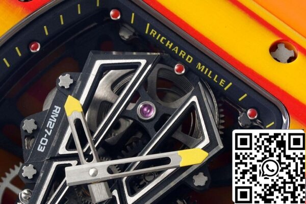 5 62 fb71f776 c84a 4496 bdca a94fad2f4fa0 Richard Mille RM27-03 Rafael Nadal Tourbillon 1:1 Best Edition RM Factory narancssárga gumipántos gyári kiadás