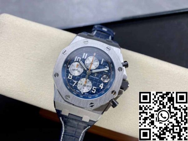 5 63 b5544080 6941 4c4b abf5 cc1803348d8a Audemars Piguet Royal Oak Offshore 1:1 Beste Editie APF Fabrieksblauwe Wijzerplaat