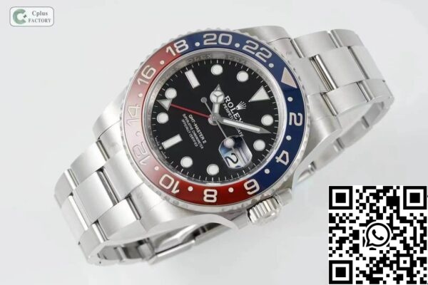 5 66 Rolex GMT Master II M126710BLRO-0002 1:1 Best Edition C+ Εργοστάσιο Κόκκινη μπλε στεφάνη