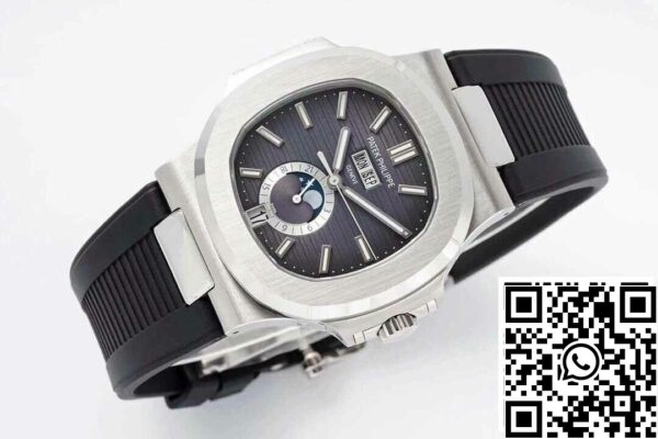 5 66 73de7d75 bebe 4ba5 9815 37e89f8e3456 Patek Philippe Nautilus 5726A-001 1:1 Най-добро издание PPF Factory Каучукова каишка