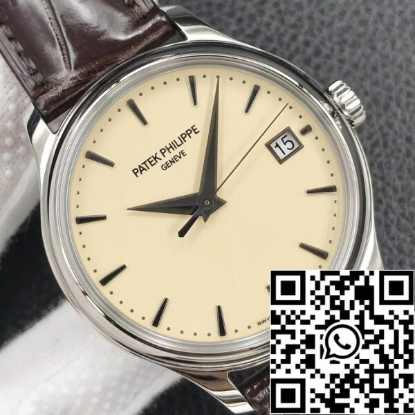 5 67 57b4328d b979 4c1c bea3 aeda00d16779 Patek Philippe Calatrava 5227G-001 1:1 Best Edition 3K Factory läderrem