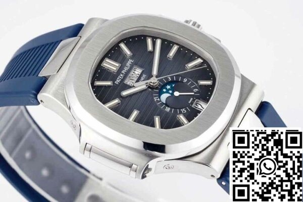 5 67 f2b34a12 5640 46ec af2f b99e1409f7b9 Patek Philippe Nautilus 5726/1A-014 1:1 Best Edition PPF Factory Sininen Musta Gradientti Soittaa