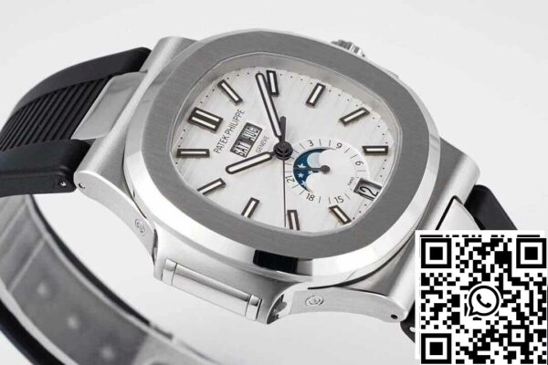 5 68 1384d4ed 69c8 40ee 9fca fe1b4b3954b5 Patek Philippe Nautilus 5726/1A-010 1:1 Best Edition PPF Factory Czarny gumowy pasek