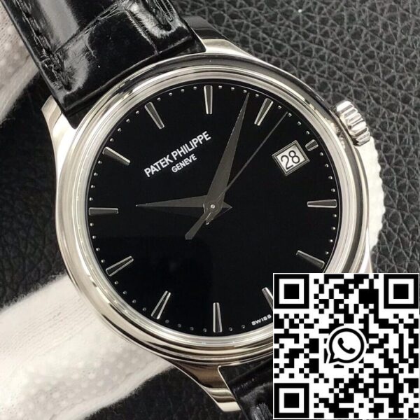 5 68 f1b9a839 2a4a 4f6b 80a5 734029313fb7 Patek Philippe Calatrava 5227G-010 1:1 Best Edition 3K Factory Black Dial