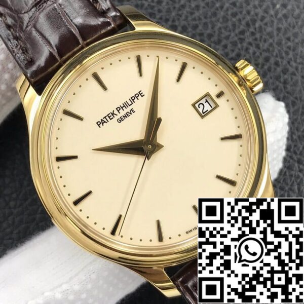 5 69 1353364e 6cdf 4c55 b356 32ede6b9e511 Patek Philippe Calatrava 5227J-001 1:1 Best Edition 3K Factory Yellow Gold