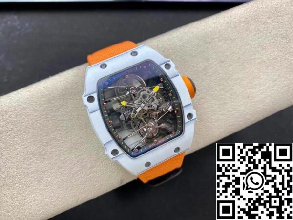 5 69 7b027f7e 8e90 4694 8c41 4a6e311c7749 Richard Mille RM27-02 1:1 Best Edition RM Factory Skeleton Tourbillon Orange Armband