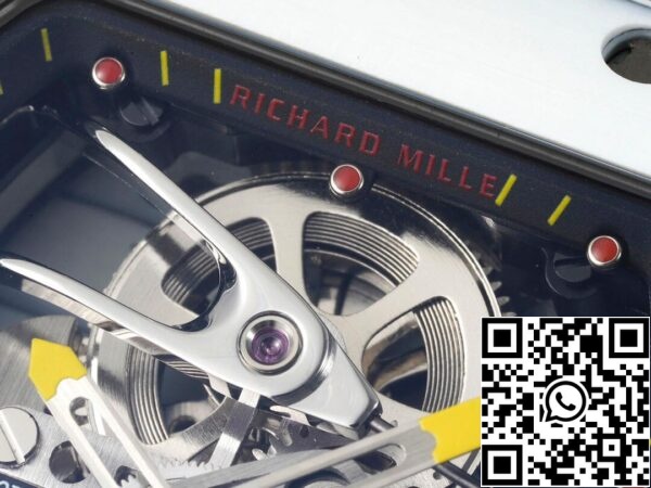 5 6 384eb1e0 cbfd 4c2a 829b ba1420f69158 Richard Mille RM27-02 라파엘 나달 뚜르비옹 1:1 베스트 에디션 RM 팩토리 화이트 스트랩