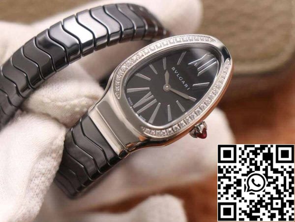 5 6 a0912eb1 aa99 44ed a190 8562508ed3c2 Bvlgari Serpenti 1:1 Best Edition BV Factory Ceramic Black Dial