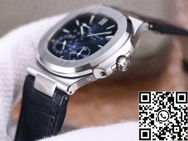 5 6 b04b01b8 304e 43f8 9e5d 0057e1368a0e Patek Philippe Nautilus 5712/1A-001 1:1 Best Edition PF Factory Blue Dial Leather Strap Swiss Movement