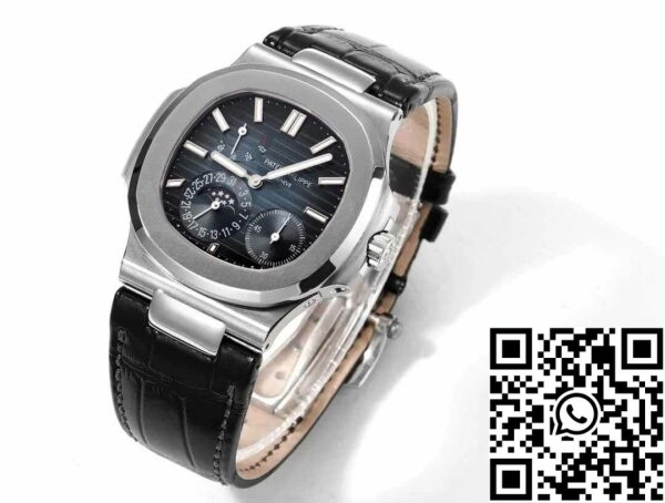 5 6 e3555de3 674c 480f 917a 98ca995934b7 Patek Philippe Nautilus 5712 1:1 Best Edition PPF Factory V2 Bracelete em pele