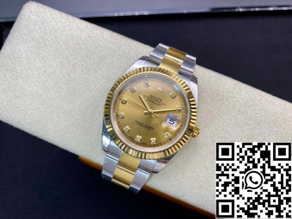 5 70 760e7393 3e32 422a b8b3 4e0c0d0e4b28 Rolex Datejust M126333-0011 1:1 Best Edition EW Factory Champagne Dial