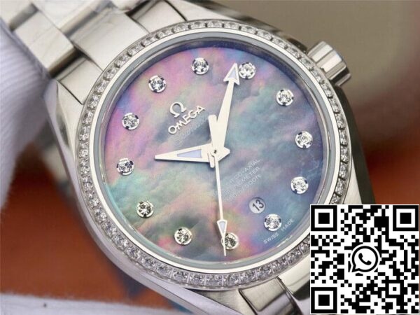 5 73 197f1588 e736 419d 8c0b 3fb37e59a450 Omega Seamaster 231.15.34.20.57.001 Aqua Terra 150M 1:1 Best Edition 3S Factory Mother-Of-Pearl Dial