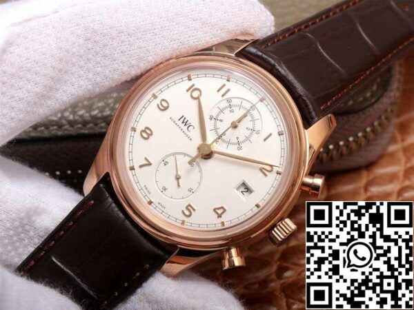 5 73 9c7805fa c2ef 4fc9 adf7 46f8d4133646 IWC Portugieser IW390301 1:1 Best Edition ZF Factory Cadran blanc