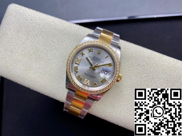 5 75 1c07fc66 e1b2 4a47 a8a7 2b2fd1cc066a Rolex Datejust M126283RBR-0018 1:1 Best Edition EW Factory Quadrante Argento