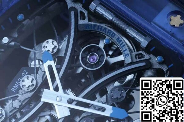 5 75 fe50cbf5 44a7 4433 97c9 014fb50a601d Richard Mille RM053-02 Tourbillon 1:1 Best Edition RM Factory Blue Skeleton Dial