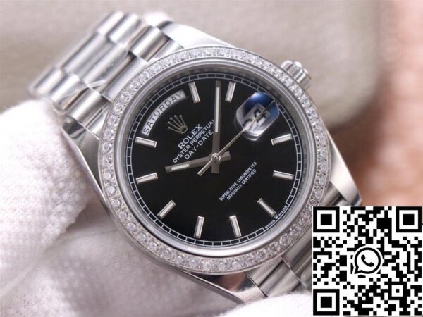 5 76 5d53e7ec 8c9d 4ee7 a316 bf2c16d3e692 Rolex Day Date M228349RBR-0002 1:1 Best Edition EW Factory 18ct białe złoto