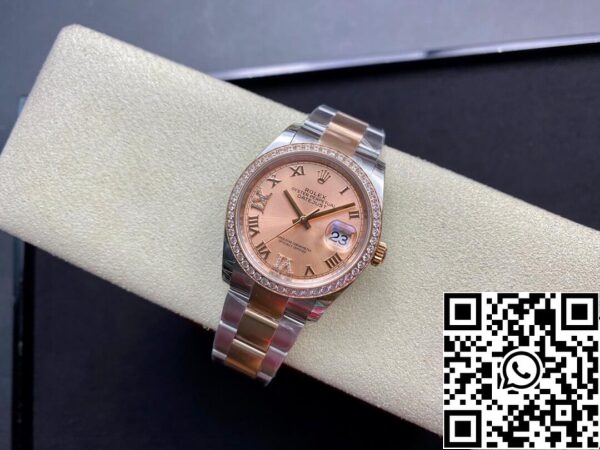 5 77 edf0bff0 91f4 4097 a2b2 afe871e40adf Rolex Datejust M126281RBR-0016 1:1 Best Edition EW Factory Pink Dial