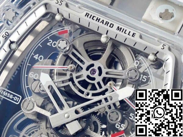 5 78 090a5ff6 6e1c 4f6c b309 2a7d3845befc Richard Mille RM 56-01 Tourbillon 1:1 Best Edition RM Factory White Rubber Strap