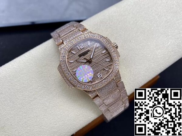 5 7 3f4788cf b627 4fad a81b cfdc955ac19c Patek Philippe Aquanaut 7118/1450R-001 1:1 Best Edition GR Factory Gold Diamond Dial