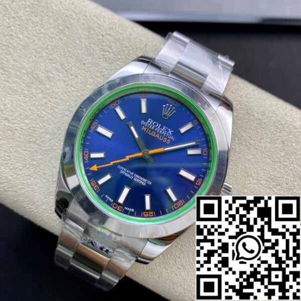 5 7 e74f9e7d 0ca7 4117 9aec 228b5ac0bf46 Rolex Milgauss 116400GV AR Factory 1:1 Best Edition Sveitsin ETA3131