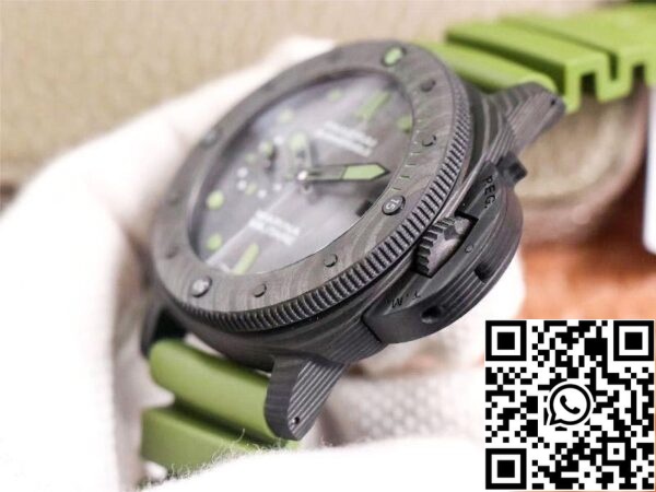 5 81 2d81f385 dec7 40f4 969e 3239feee2ced Panerai Submersible PAM00961 1:1 Best Edition VS Factory Camo Black Dial Swiss P.9010