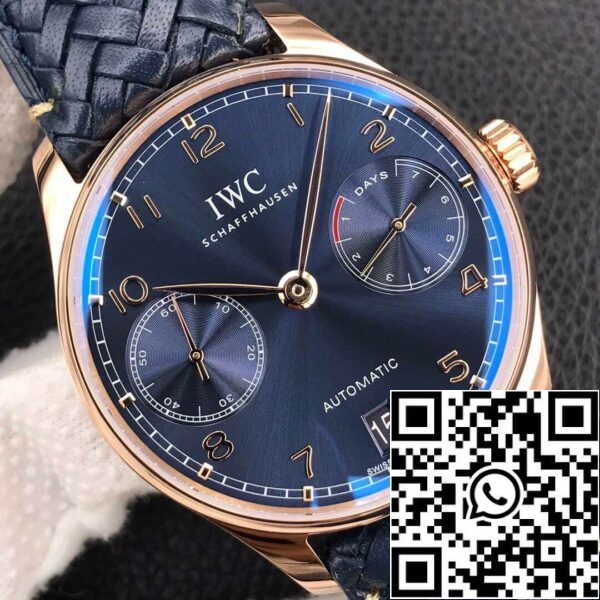 5 82 682103d0 75b0 40f1 8608 de03de42845f IWC ポルトギーゼ IW500713 1:1 ベスト・エディション ZFファクトリー ブルー文字盤