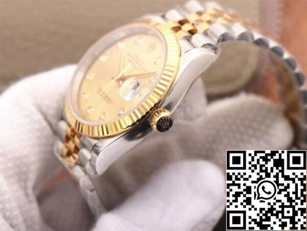 5 84 d199f9d4 d196 43ba 98cd c63d613308e0 Rolex Datejust M126233-0017 1:1 Best Edition EW Factory Champagne Dial Sveitsin ETA3235