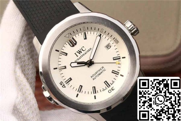 5 85 36ecd8ad 0415 4acf a028 9e827143698f IWC Aquatimer IW329003 1:1 Best Edition V6 Factory Quadrante Bianco Argento