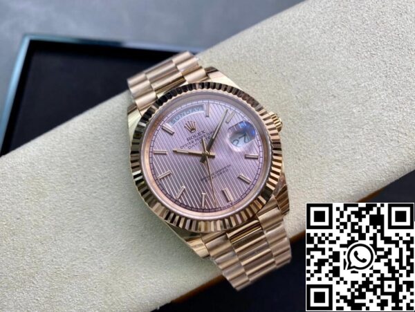 5 87 Rolex Day Date M228235-0005 1:1 Mejor Edición EW Fábrica Oro Rosa