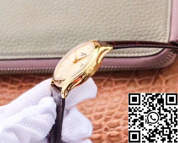 5 87 87094d58 7f71 4dbe a46d 6011b5814dce Patek Philippe Calatrava 5227J-001 ZF Factory 1:1 Best Edition Caixa em ouro amarelo 18K Swiss Cal.324 SC