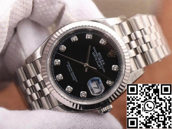 5 88 d3836078 bf9b 41af b39f 581a2ba0c11f Rolex Datejust M126234-0027 1:1 Best Edition EW Factory Black Dial