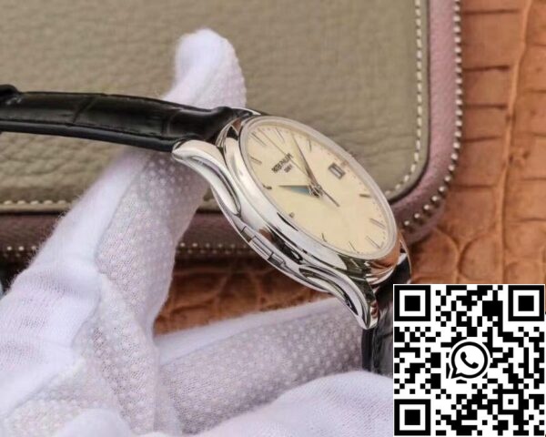 5 89 Patek Philippe Calatrava 5227 ZF Factory 1:1 Best Edition Quadrante bianco svizzero Cal.324 SC