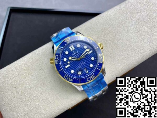 5 89 47d45eb9 ebc8 47ce 8183 f9da2a8499e6 Omega Seamaster Diver 300M 210.20.42.20.03.001 1:1 Mejor Edición VS Esfera Azul de Fábrica