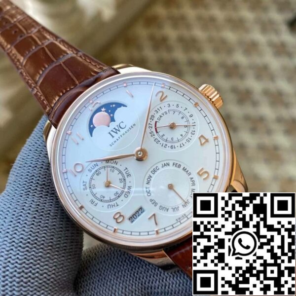 5 89 bd13bf61 6bb6 4438 b715 5e6280f1e429 IWC Portuguese Perpetual Calendar IW503302 1:1 Best Edition APS Factory Red Gold