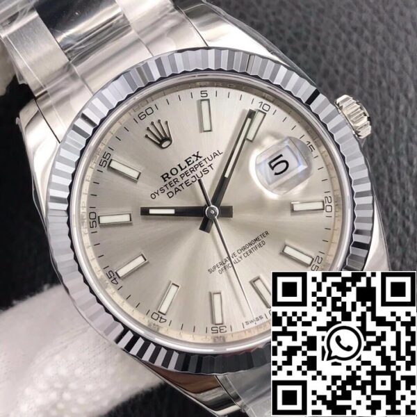 5 8 4713f12b 7da2 402e 91eb 5a5dd8531afa Rolex Datejust M126334-0003 1:1 Best Edition VS Factory ezüst számlap