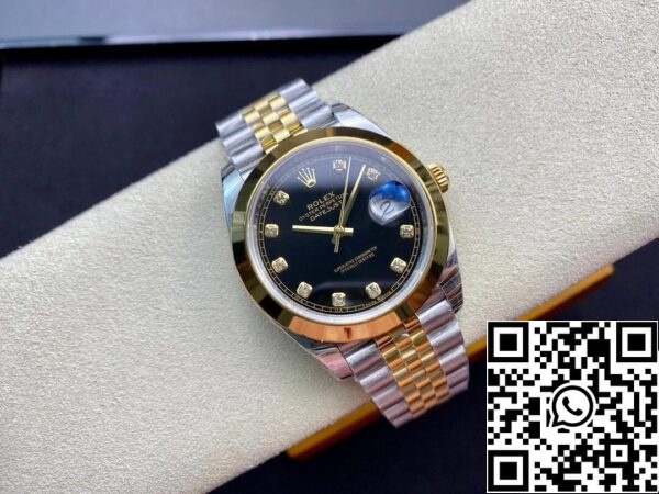 5 8 7d95574f 2ad0 4e35 99ec 8a7c988f556a Rolex Datejust M126303-0006 1:1 Best Edition EW Factory Fekete Számlap