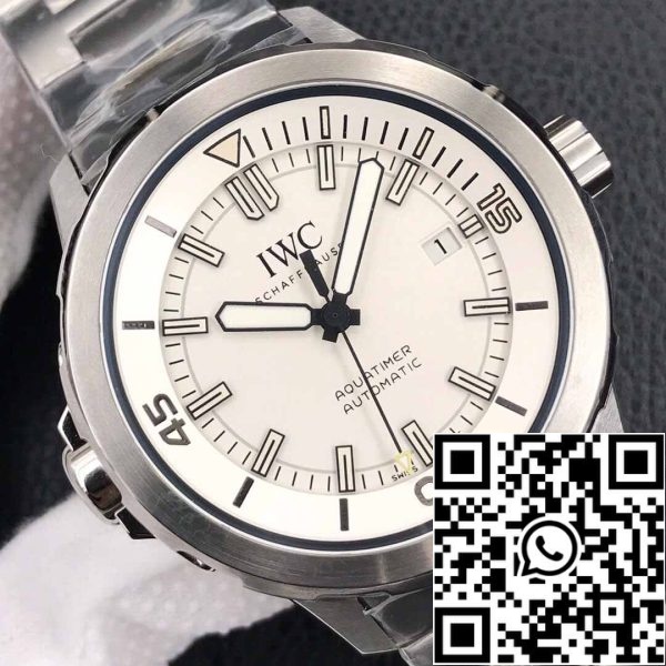 5 90 3a04ce0f 415d 4fe3 af58 626c637661ca IWC Aquatimer IW329004 1:1 Best Edition V6 Factory Quadrante Bianco Argento