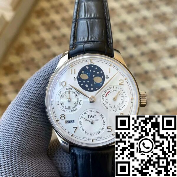 5 90 99cc8a85 5ed6 4468 ad57 52d9545cbbeb IWC Portuguese Perpetual Calendar IW503406 1:1 Best Edition APS Factory White Dial