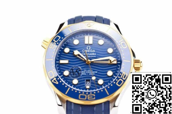 5 90 f71a386d b7da 4ad8 9d6d f43244d1e7ac Omega Seamaster Diver 300M 210.22.42.20.03.001 1:1 Best Edition VS Factory Cinturino in gomma