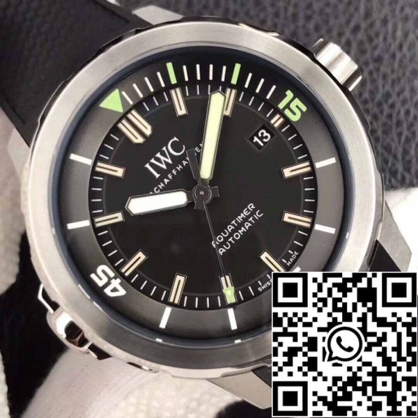 5 91 a0525d38 b19b 4d71 9c60 e95ba45bbefa IWC Aquatimer IW329001 1:1 Best Edition V6 Factory Musta kellotaulu