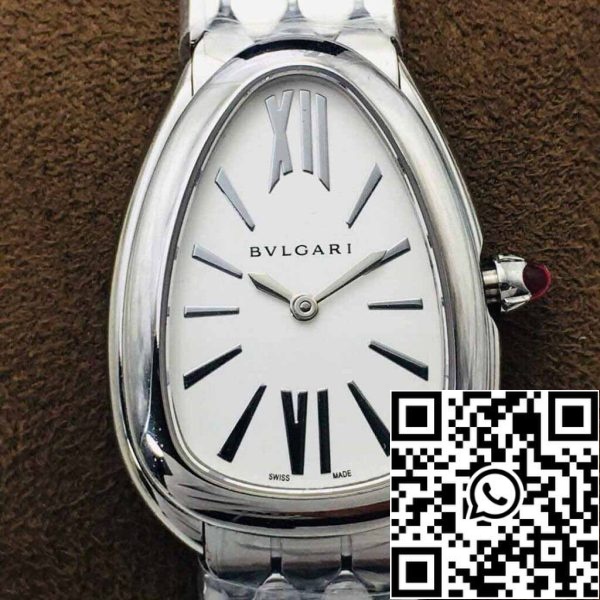 5 92 0c3c50a0 a6a4 4358 bc8e 4036eeb572c5 Bvlgari Serpenti 103141 1:1 Best Edition BV Factory Ezüst fehér számlapos ezüst számlap