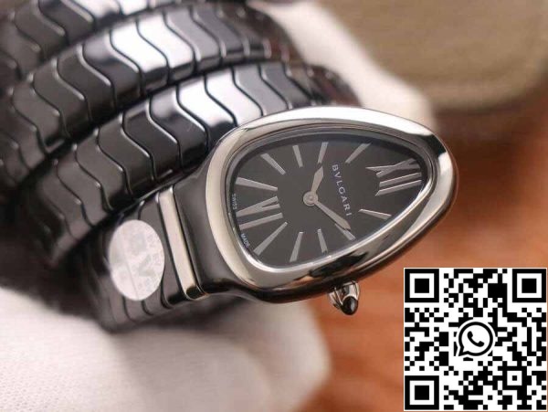 5 96 8ee91898 ffdd 470c ae7b a975b3482983 Bvlgari Serpenti 1:1 Best Edition BV Factory Black Dial