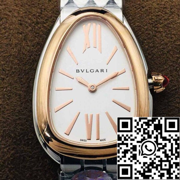 5 96 cc8e1bc7 6931 431f 9599 8269b15e6e8b Bvlgari Serpenti 103144 1:1 Best Edition BV Factory Rose Gold Bezel