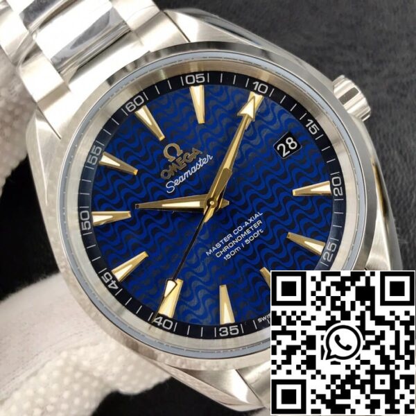 5 97 179edadf 8538 40ea 872d 1159e52d54aa Omega Seamaster Aqua Terra 150M 1:1 Best Edition Rio Olympic Special Edition VS Factory kék számlap