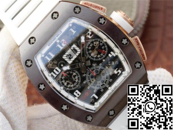 5 9 8839a0cd f2f5 49c1 806e 3eae813ea346 Richard Mille RM011 1:1 Best Edition KV Factory Ceramic White Strap