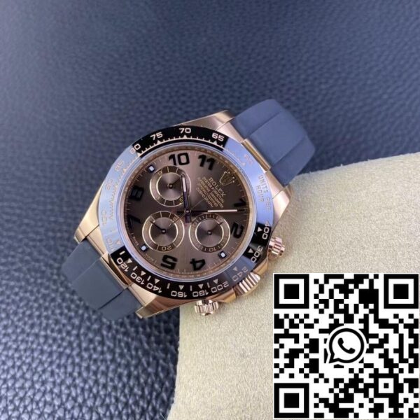 5 jpg Rolex Cosmograph Daytona M116515LN-0015 1:1 Best Edition Clean Factory V3 Correa de caucho