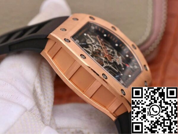 6 105 a717a463 7c79 4dc1 816c 13293f0e6714 Richard Mille RM035 Americas KV Factory 1:1 Best Edition Rose Gold Musta hihna