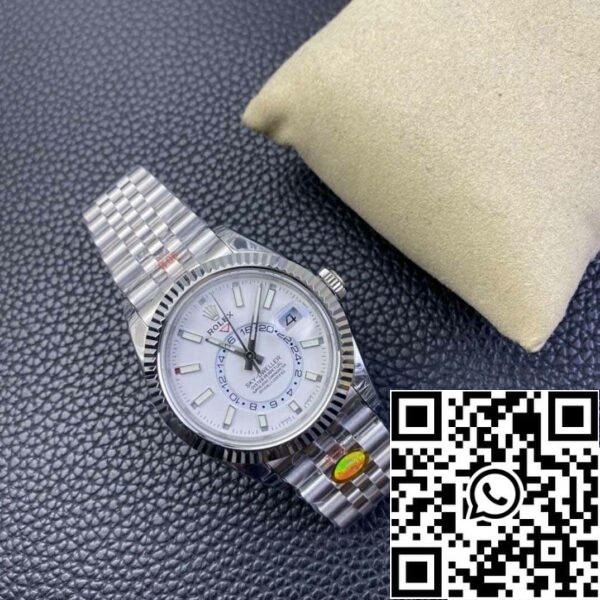 6 10 77ebab8b 4d7a 42c4 9626 09f898b4158f Rolex Sky Dweller M326934-0002 1:1 Best Edition Noob Factory V2 Quadrante Bianco