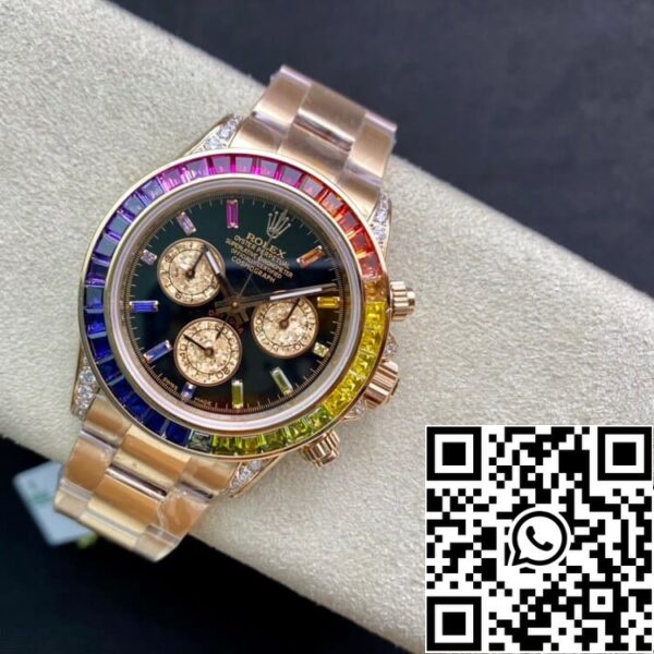 6 10 ced66304 dde0 42ff b9ac ed6e6975eee0 Rolex Daytona 116595 RBOW 1:1 Най-добро издание TW Factory Rose Gold Black Dial