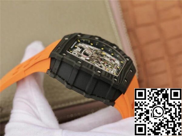 6 112 175aab17 7f26 4389 94a1 dc79cea9eaa3 Richard Mille RM11-03 1:1 Best Edition KV Factory Carbon Fiber Orange Strap